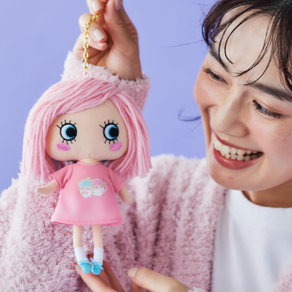 キキ＆ララ50th Anniversary｜HAPPY DOLL（キキ＆ララデザインのピンク