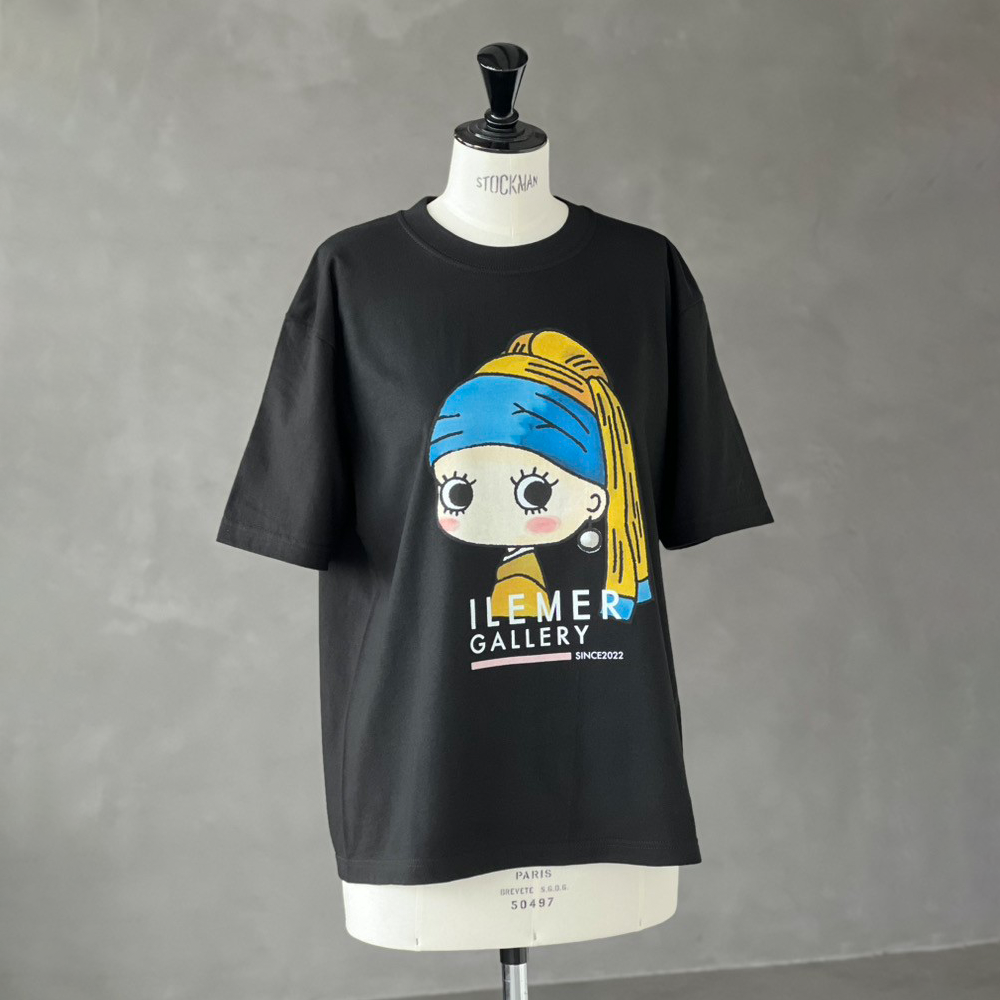 ☆GALLERY限定！イーマリー・真珠の耳飾りの少女｜Tシャツ – ILEMER