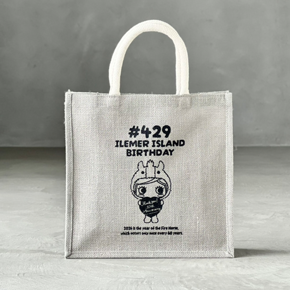 2026誕生祭限定・ウマ｜ジュートバッグ/Tシャツ/缶バッジ – ILEMER公式