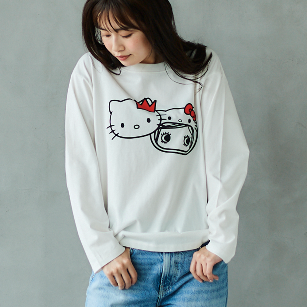 ハローキティ50周年記念コラボ|限定ロングTシャツ – ILEMER公式 ハローキティ50周年記念コラボ|限定ロングTシャツ – ILEMER公式