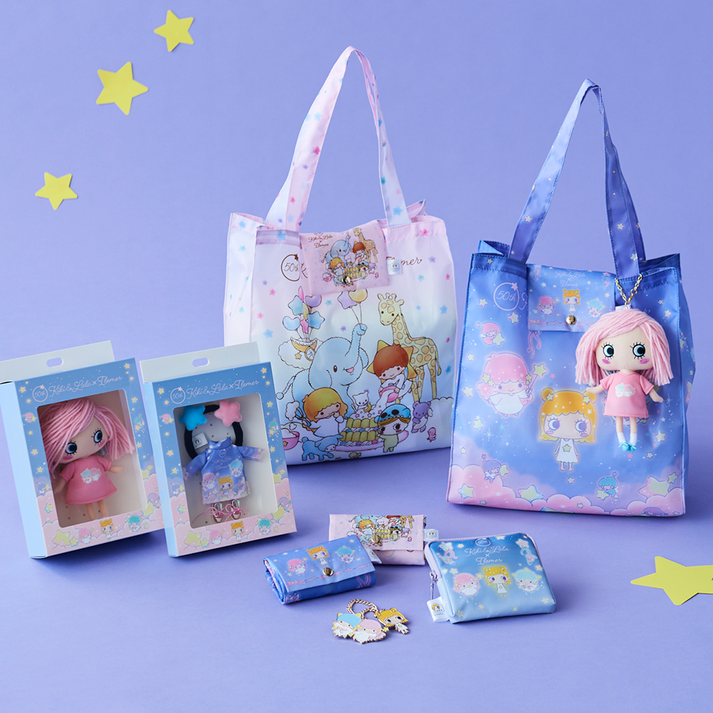 リズリサ × マイメロディ キキララ トートバッグ トリプルコラボ 希少 リズリサ × マイメロディ キキララ トートバッグ トリプルコラボ 希少