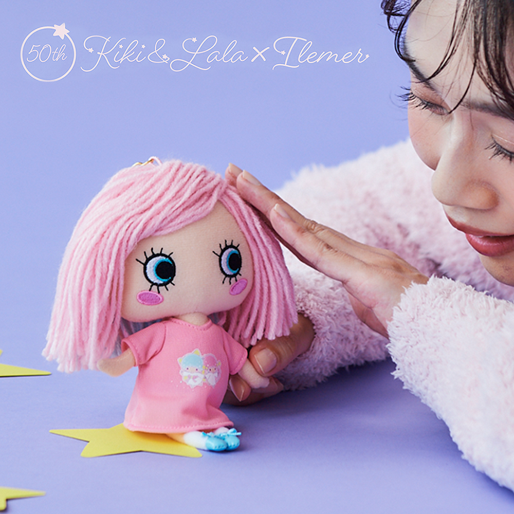 キキ＆ララ　×　イルメール限定ハッピードールぬいぐるみバッグチャーム　キキララ A_d754840a-05a8-498a-872d-