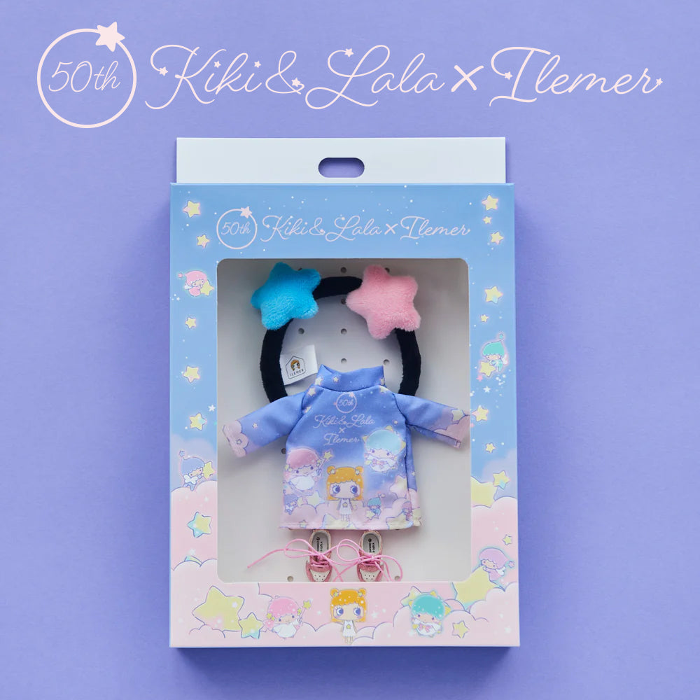 キキララ　着せ替え玩具 着せ替えデラックス・キキ＆ララコラボ｜キキ＆ララ50th Anniversary