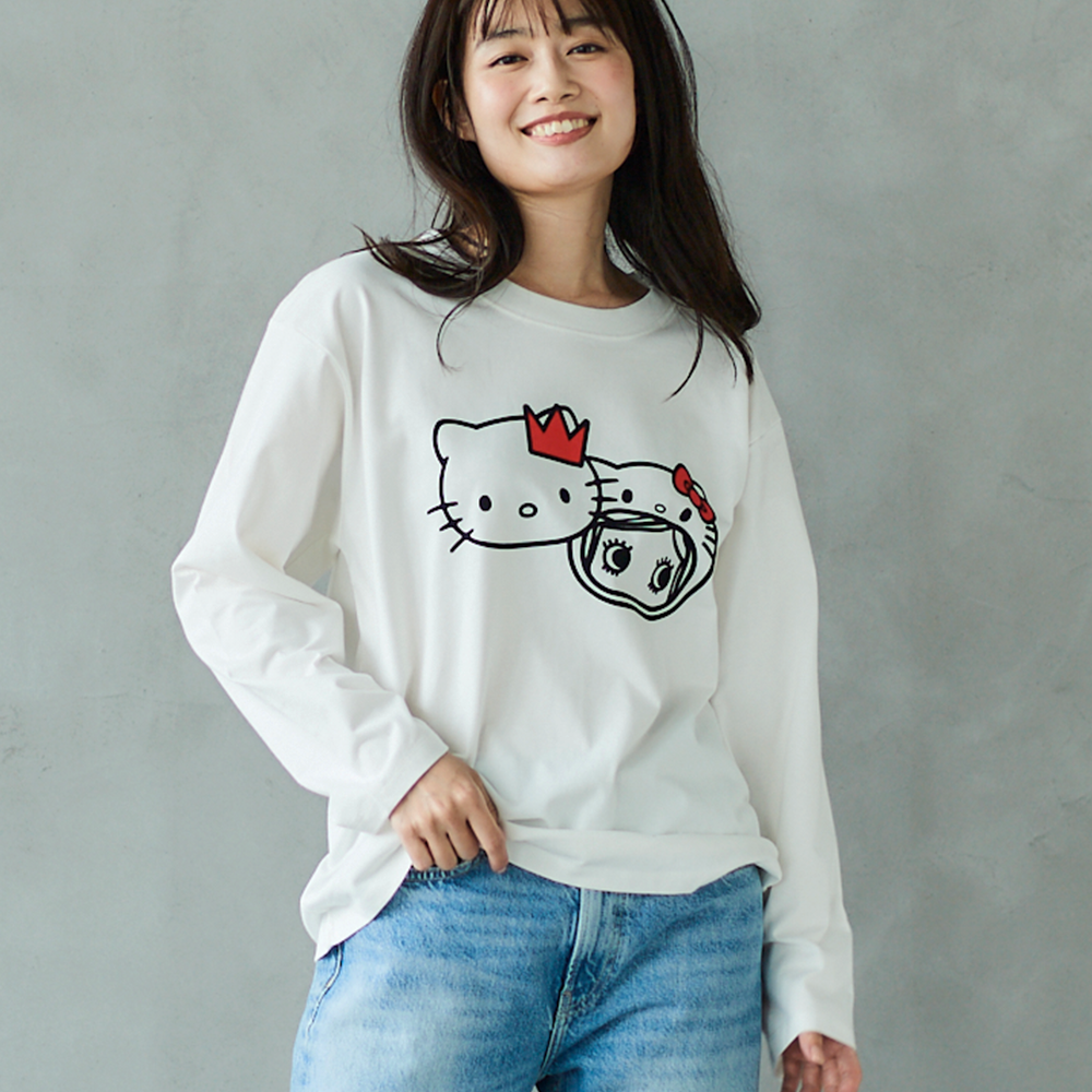 ハローキティ50周年記念コラボ|限定ロングTシャツ – ILEMER公式 ハローキティ50周年記念コラボ|限定ロングTシャツ – ILEMER公式