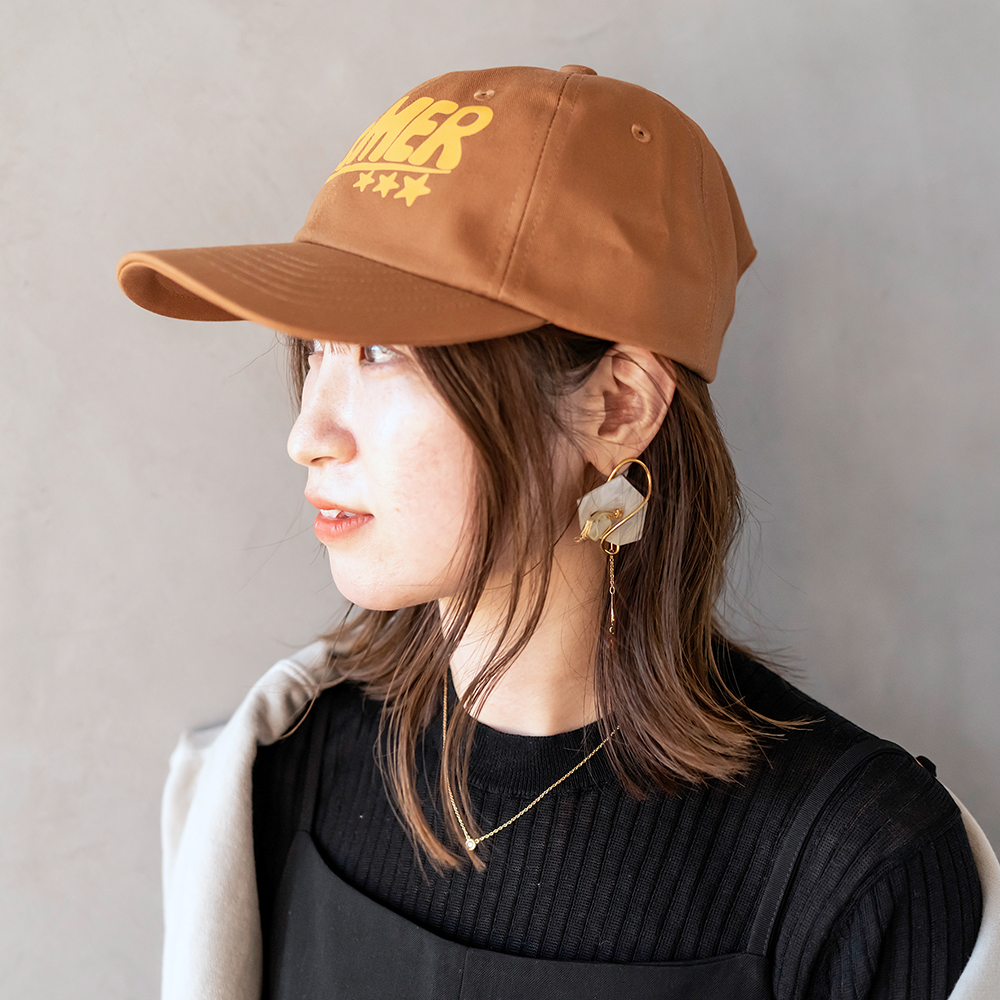 イルメール・キャンパス風ロゴキャップ（キャメル） – ILEMER公式
