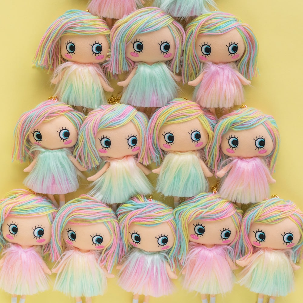 イルメール ハッピードール10周年 ぬいぐるみ マスコット 新作】10周年記念誕生祭限定HAPPYDOLL☆ | ILEMER(イルメール
